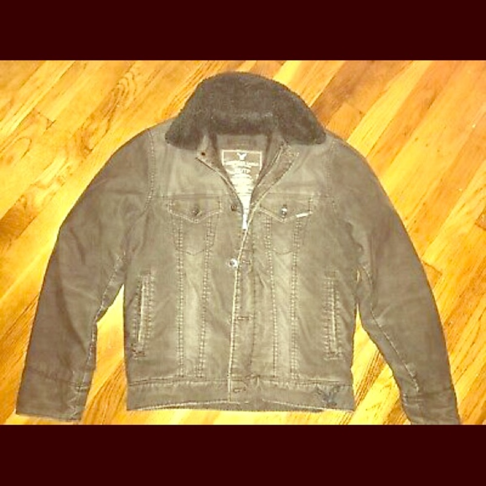 American Eagle Outfitters Corduroy Sherpa Jacket
